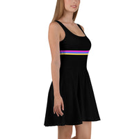 Candy Stripe Skater Dress