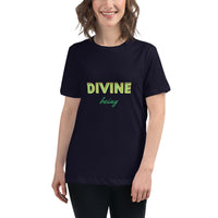 Affirmation "I am Divine" Women's Relaxed T-Shirt