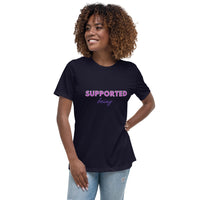 Affirmation "I am Supported" Women's Relaxed T-Shirt
